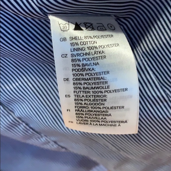 Fitted Seersucker Blazer size 2 - Picture 7 of 8